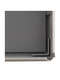 B4F Opti Snap Frame Silver 14mm - Freestanding - corner close up