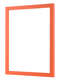 Orange picture frame