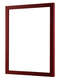 Maroon picture frame
