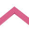 Pink picture frame close up