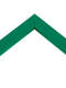 Green picture frame close up