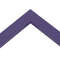 Purple picture frame close up