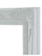 Swept Frame White Acrylic Glazed corner of the frame