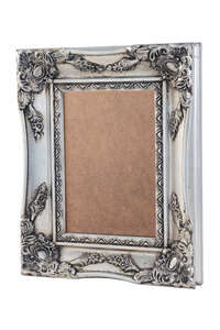 Swept Frame Silver Acrylic Glazed