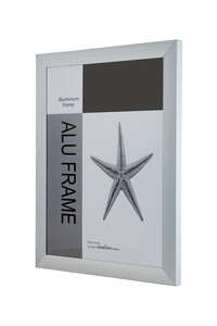 CLEARANCE Wide Brushed Silver Aluminium 30 x 40  (pack of 6)